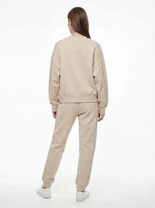 private label textured pullover