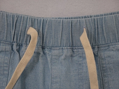 customized slub denim casualwear
