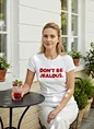 custom bead slogan shirt