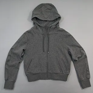 side-tape cotton zip jacket