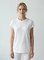 relaxed rolled sleeve casual top