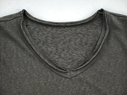 180 GSM cotton linen tee