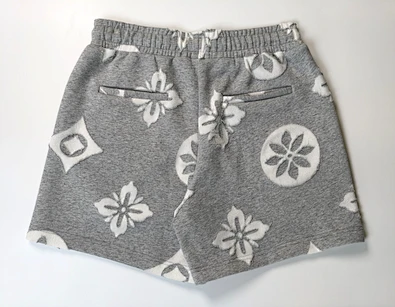 ODM textured casual shorts