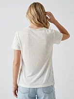 custom feminine V-neck T-shirt