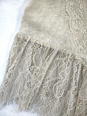 OEM sheer-panel resort dress production