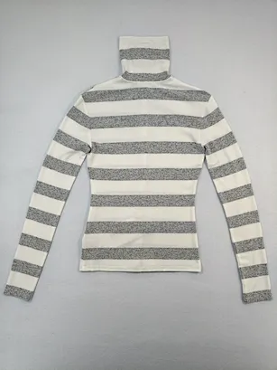 custom fitted mock neck top