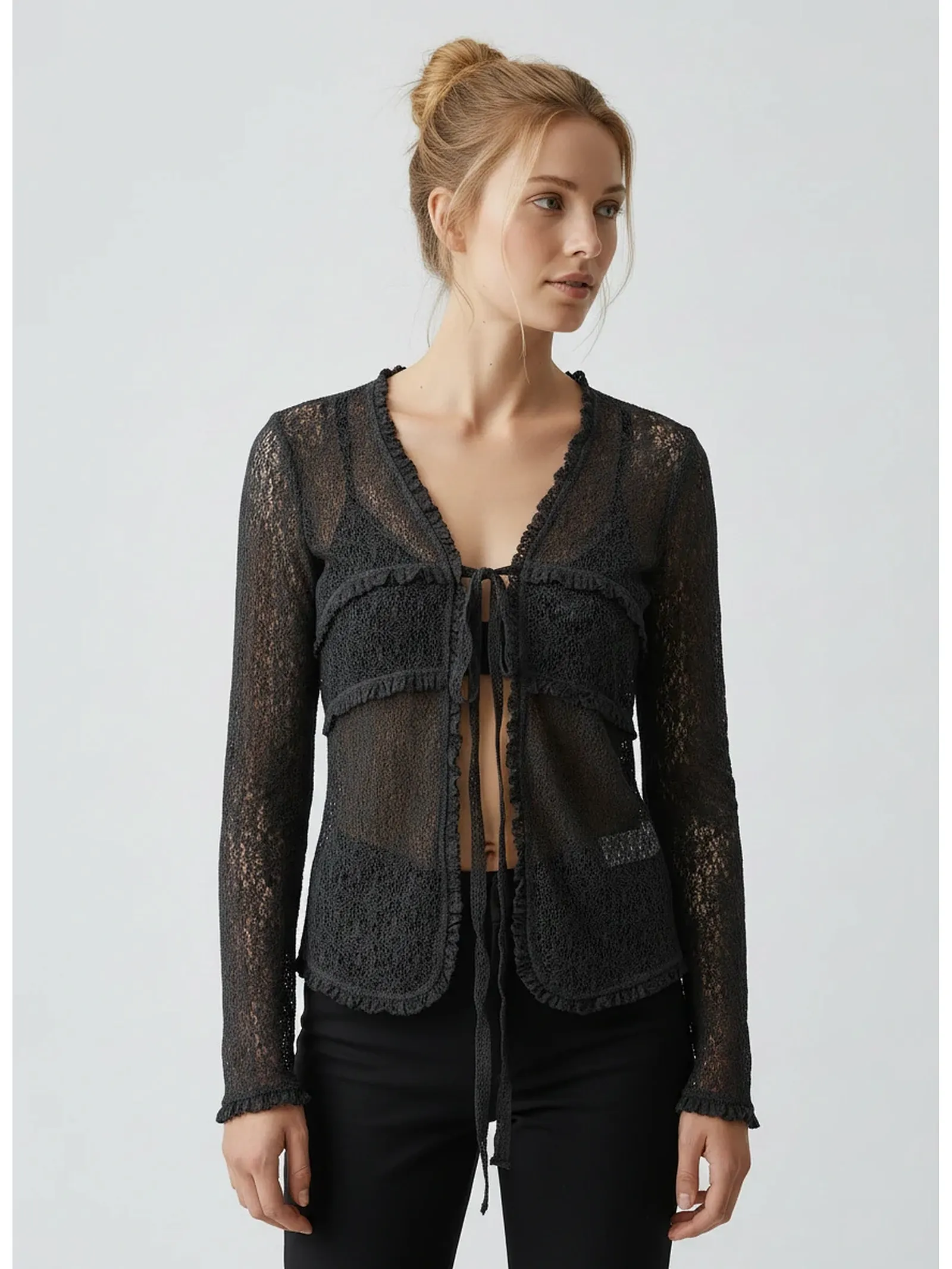 OEM stretch mesh layering jacket