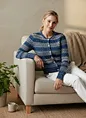 custom button-front knitwear development