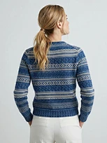 custom button-front knitwear development