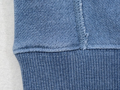 private label denim-look pullover