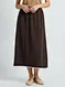 private label A-line midi skirt