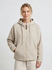 350 GSM heathered scuba hoodie