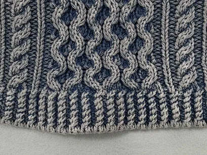 OEM Aran stitch sweater production