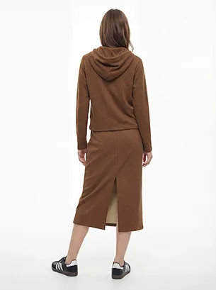 private label drawstring long skirt