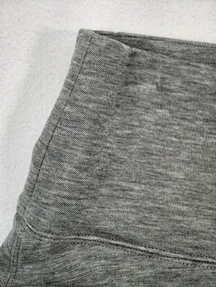 custom side slit knit midi skirt wool blend casual skirt factory