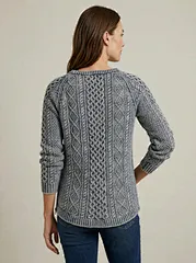 OEM Aran stitch sweater production