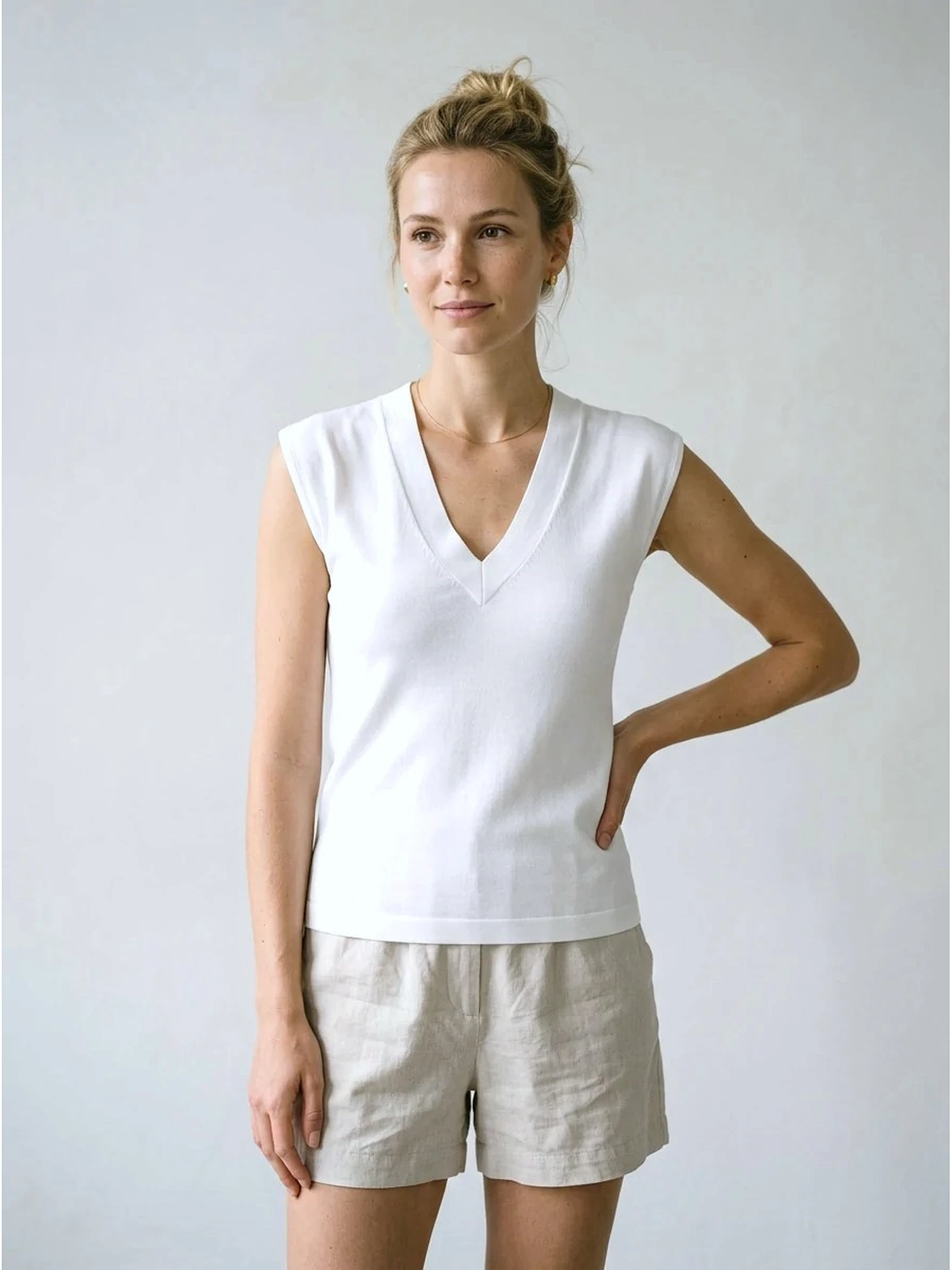 private label extended-shoulder top