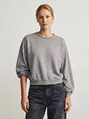 viscose blend crewneck sweatshirt