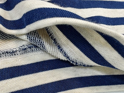 private label striped sweatshirt