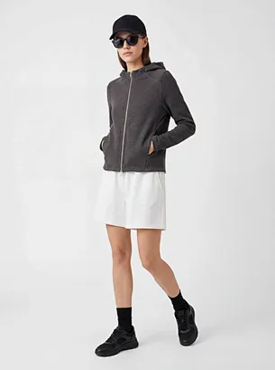 custom fitted zip hoodie