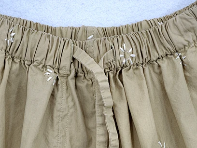 cotton poplin drawstring shorts