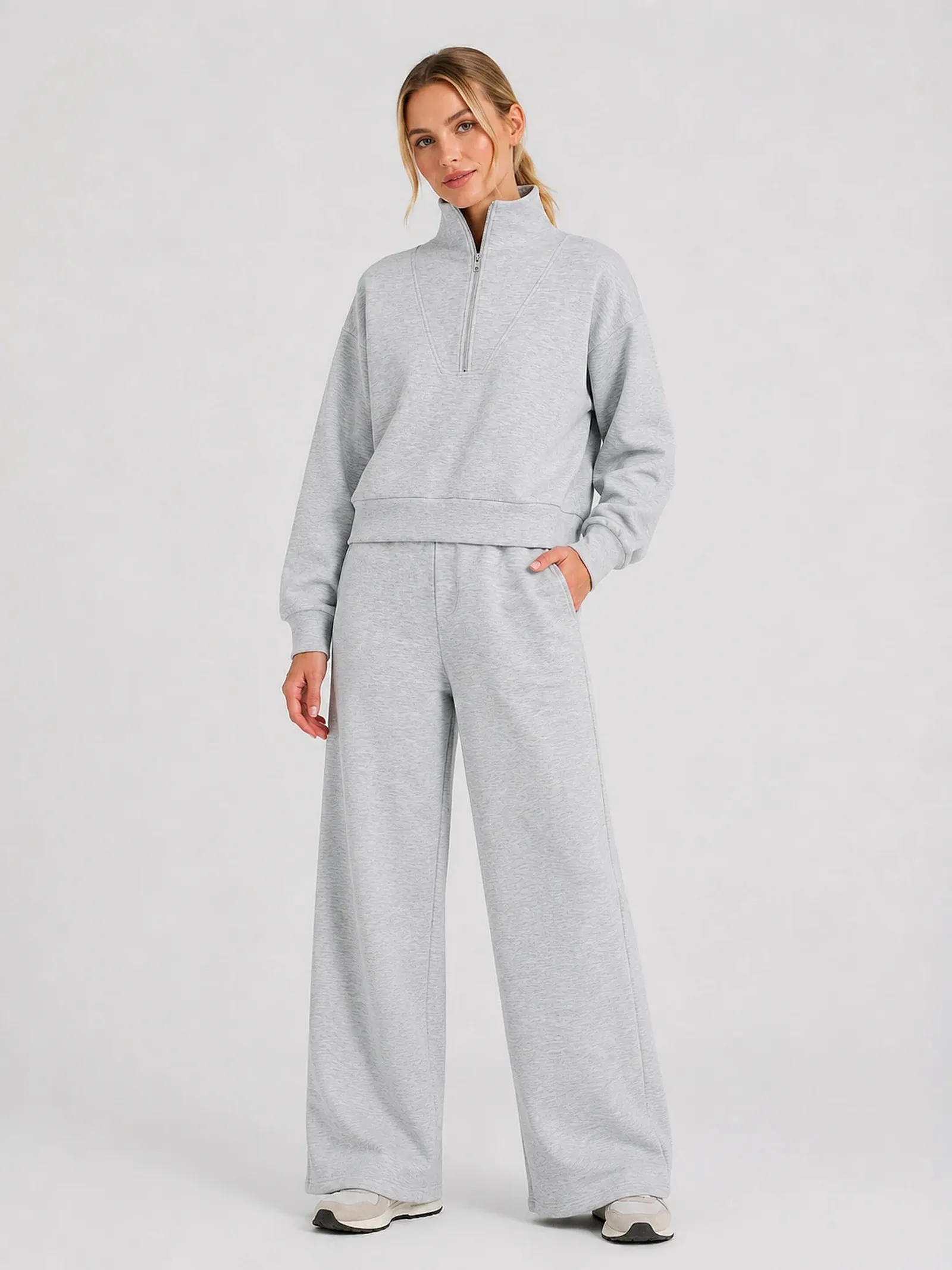 340 GSM rayon-blend sweatshirt