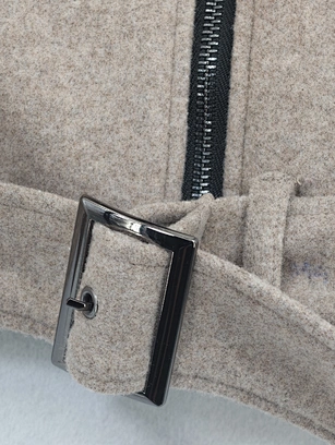 custom wool-blend casual jacket