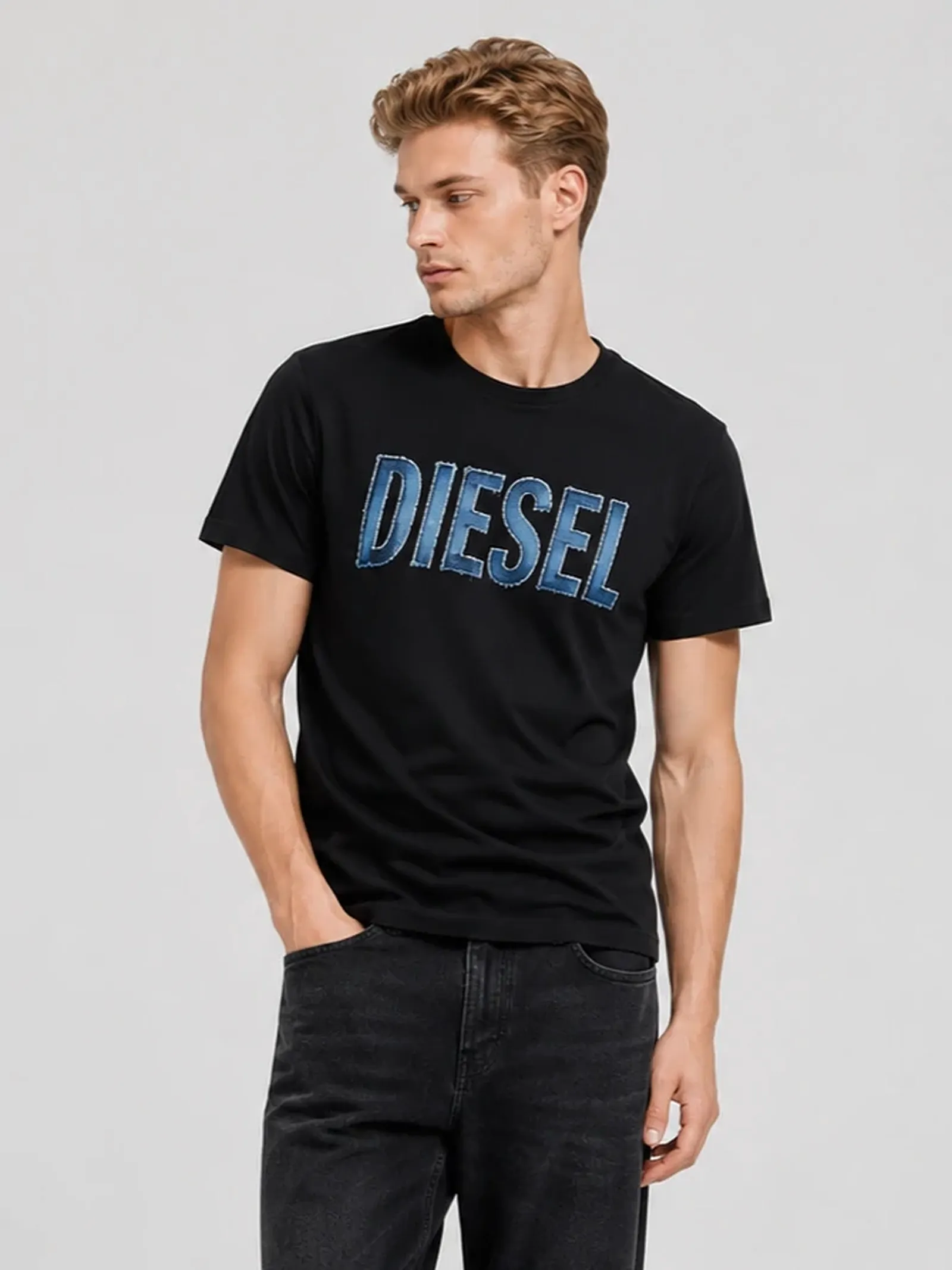 customized appliqué lettering tee for brands