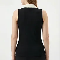 custom half-placket women's top