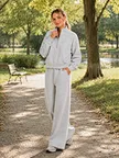 340 GSM rayon-blend sweatshirt