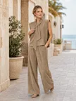suede-touch trousers manufacturer
