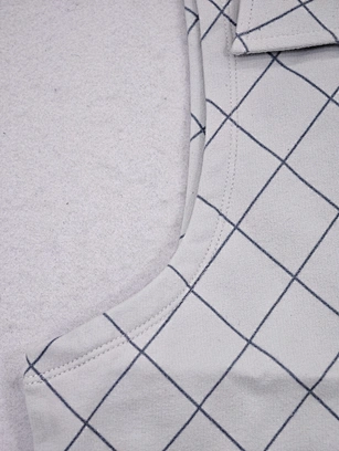 230 GSM cotton spandex polo top