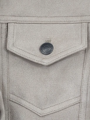 stretch suede-look jacket supplier