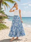 tiered summer skirt bulk production