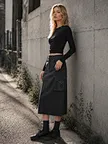 custom cargo pocket skirt manufacturer