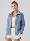280 GSM rayon polyester fleece jacket