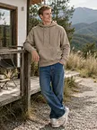 340 GSM cotton stretch hoodie