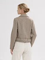 custom wool-blend casual jacket