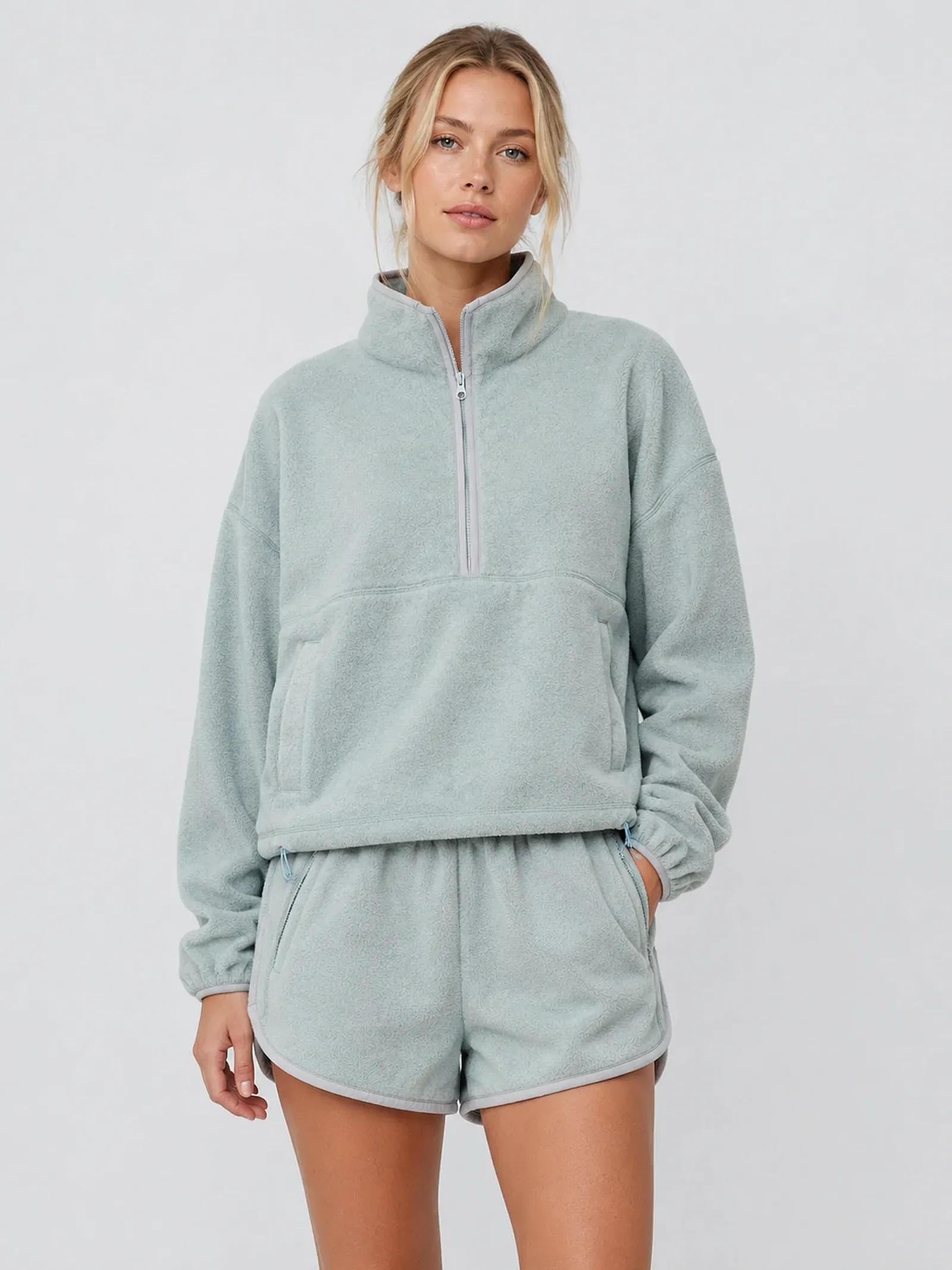 women's matching fleece set factory