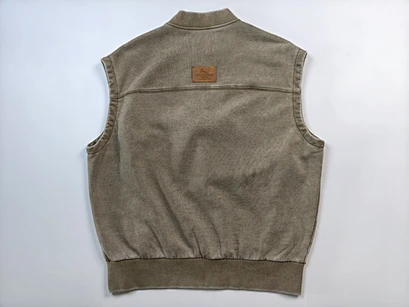 380 GSM garment-washed cotton vest