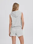 custom full-zip lounge vest