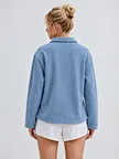 280 GSM rayon polyester fleece jacket