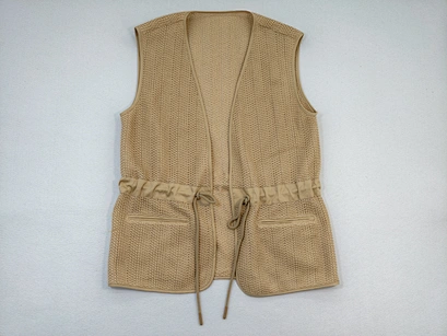 private label drawcord waist vest