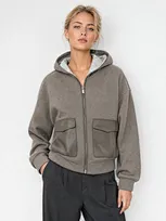 370 GSM recycled fiber hoodie