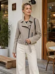 custom wool-blend casual jacket