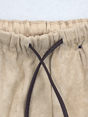 private label women's drawstring shorts