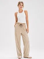 custom drawstring lifestyle trousers