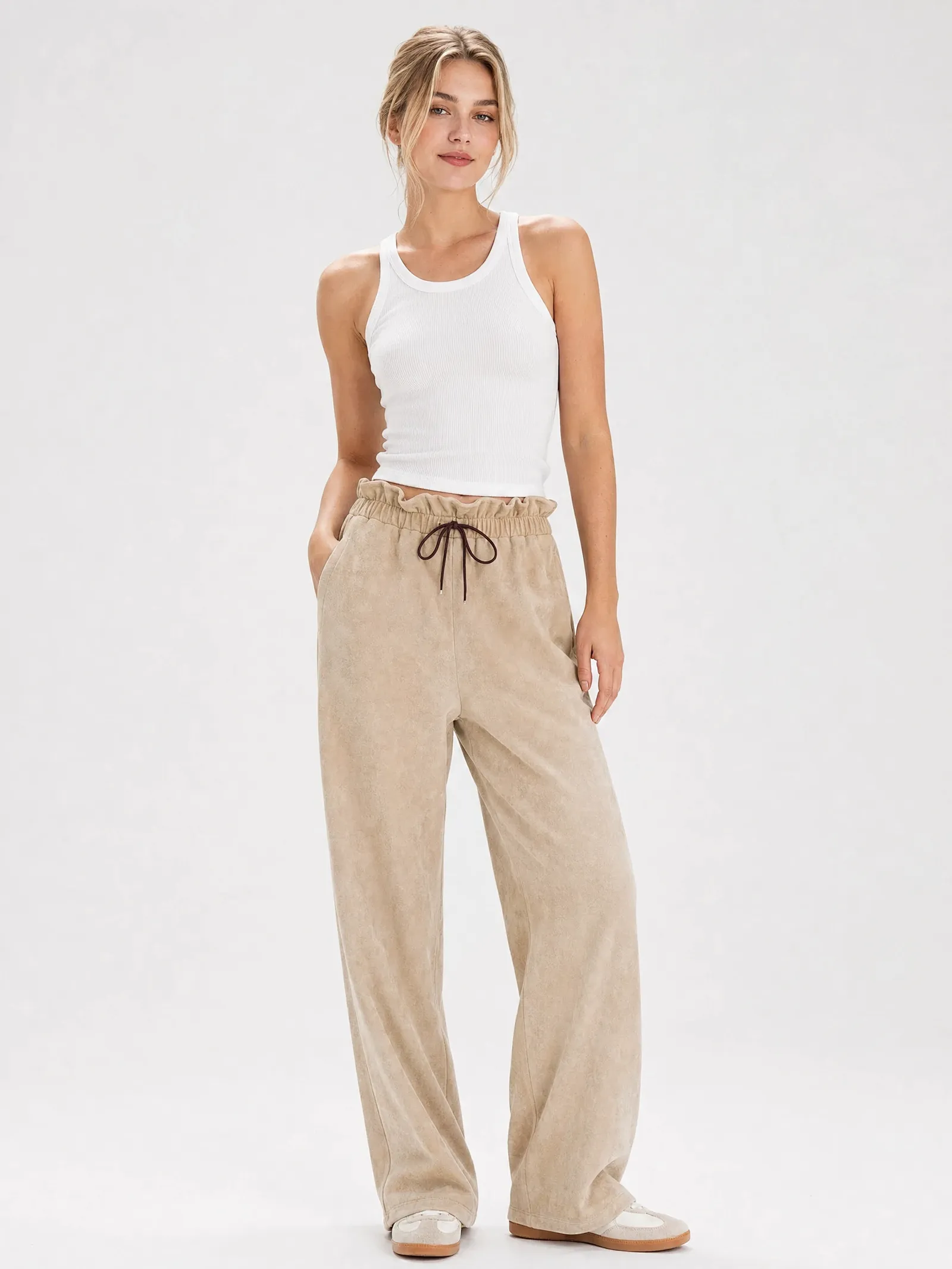 custom drawstring lifestyle trousers