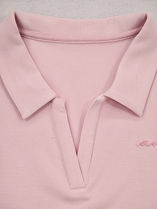 custom embroidered polo top