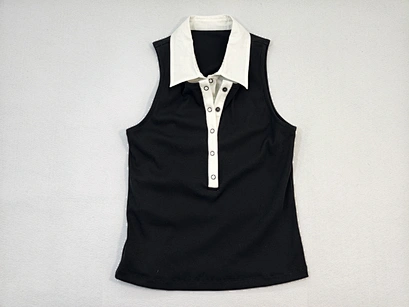 custom half-placket women's top